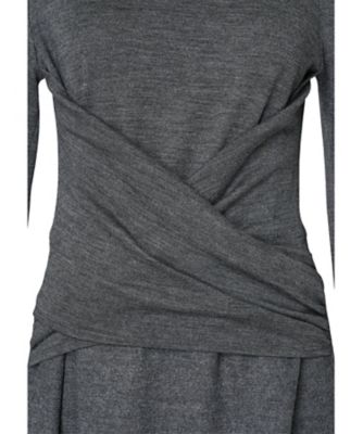 美品✨ボーダーズアットバルコニー WOOL HERRINGBONE DRESS ボーダーズアットバルコニー WOOL HERRINGBONE DRESS